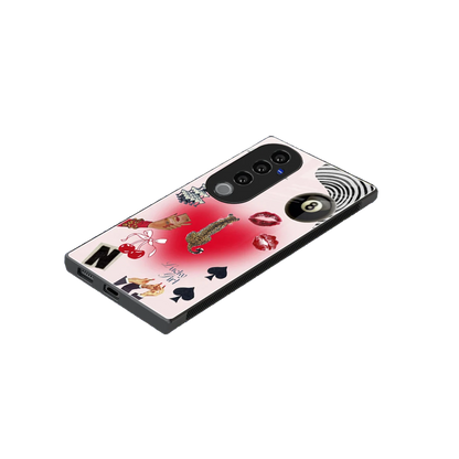 Lucky Charm stylish phone case for vivo v40 pro | glossy glass and slim fit