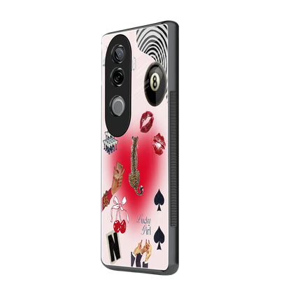 Lucky Charm vivo v40e mobile cover | shockproof glass phone case