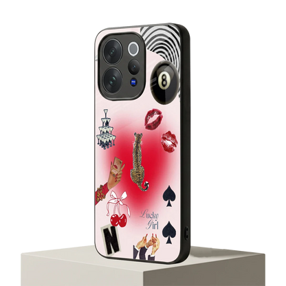 Lucky Charm vivo v70 mobile cover | shockproof glass phone case
