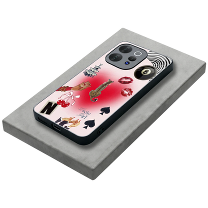 Lucky Charm stylish phone case for vivo v70 | glossy glass and slim fit