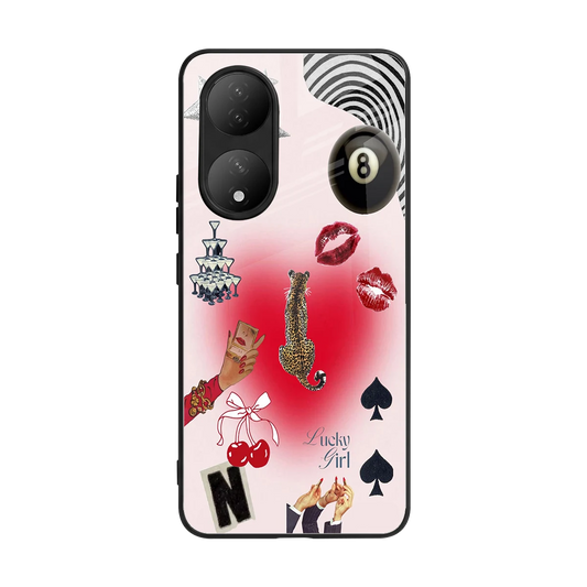 Lucky Charm back phone cover | glass case for Vivo-y100