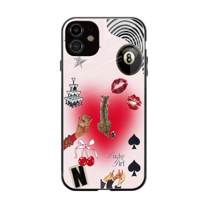 Lucky Charm back phone cover | glass case for iphone 12