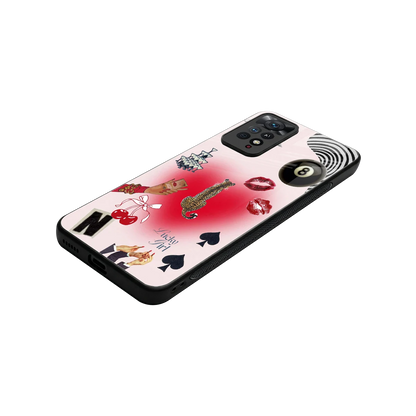 Lucky Charm stylish phone case for redmi note 11 pro | glossy glass and slim fit