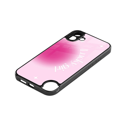 Lucky Girl Aesthetic stylish phone case for cmf nothing phone 1 | glossy glass and slim fit