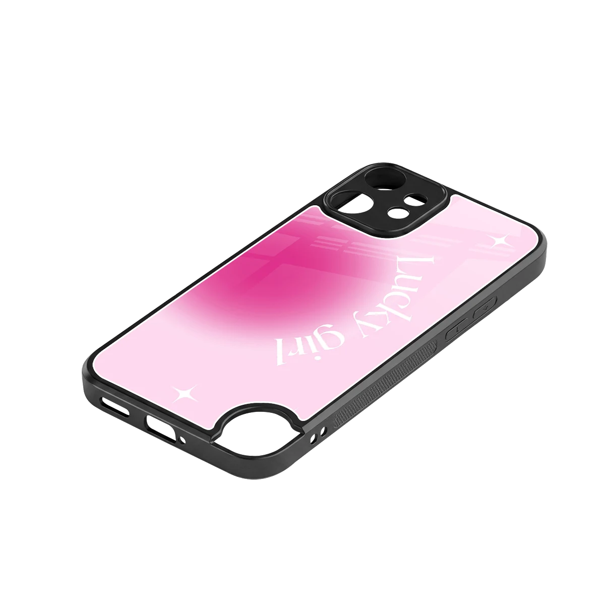 Lucky Girl Aesthetic stylish phone case for cmf nothing phone 2 pro | glossy glass and slim fit