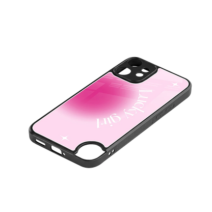 Lucky Girl Aesthetic stylish phone case for cmf nothing phone 2 pro | glossy glass and slim fit