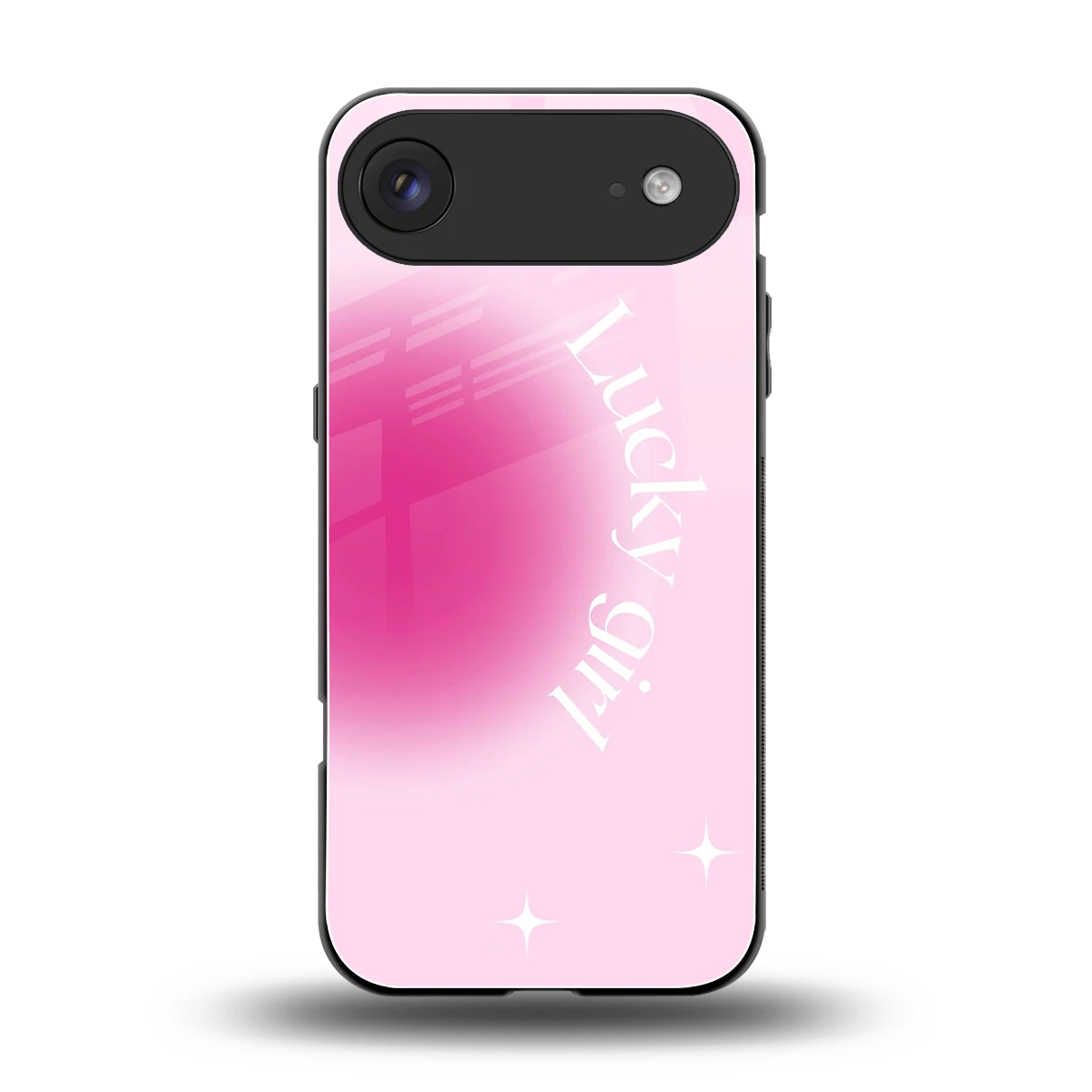 Lucky Girl Aesthetic back phone cover | glass case for iphone air