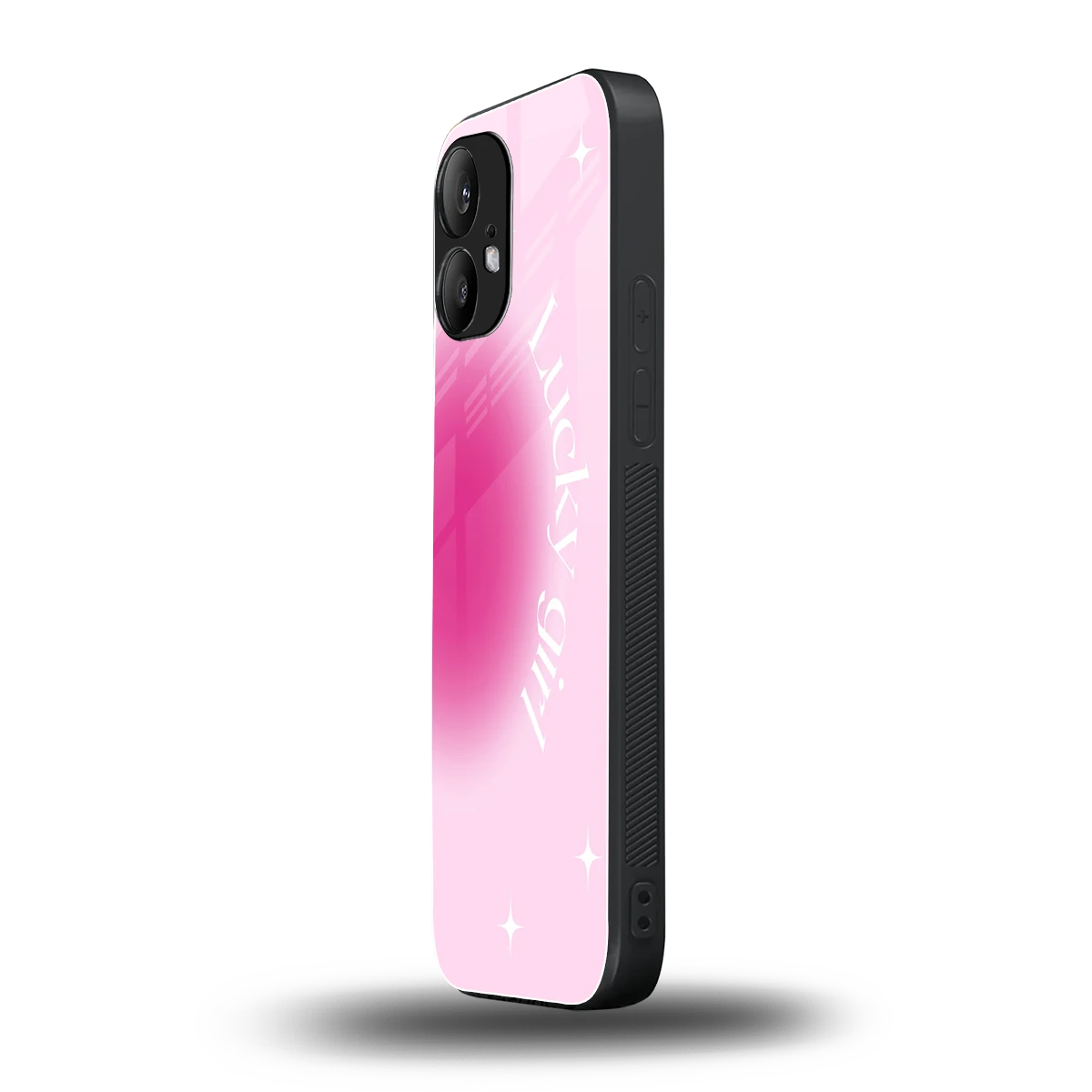 Lucky Girl Aesthetic nothing phone 2 mobile cover | shockproof glass phone case