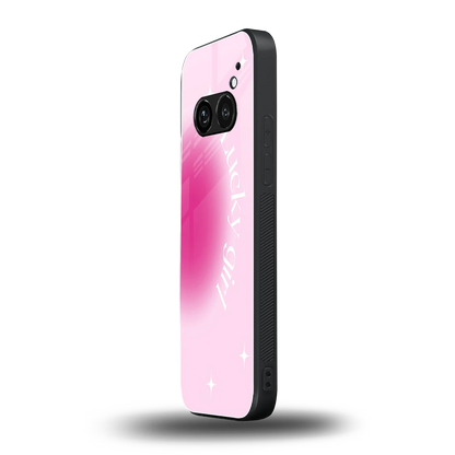 Lucky Girl Aesthetic nothing phone 2a mobile cover | shockproof glass phone case