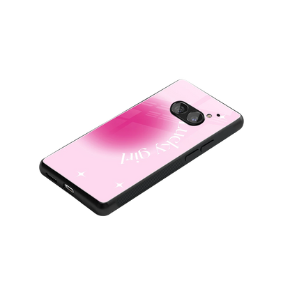 Lucky Girl Aesthetic stylish phone case for nothing phone 2a plus | glossy glass and slim fit