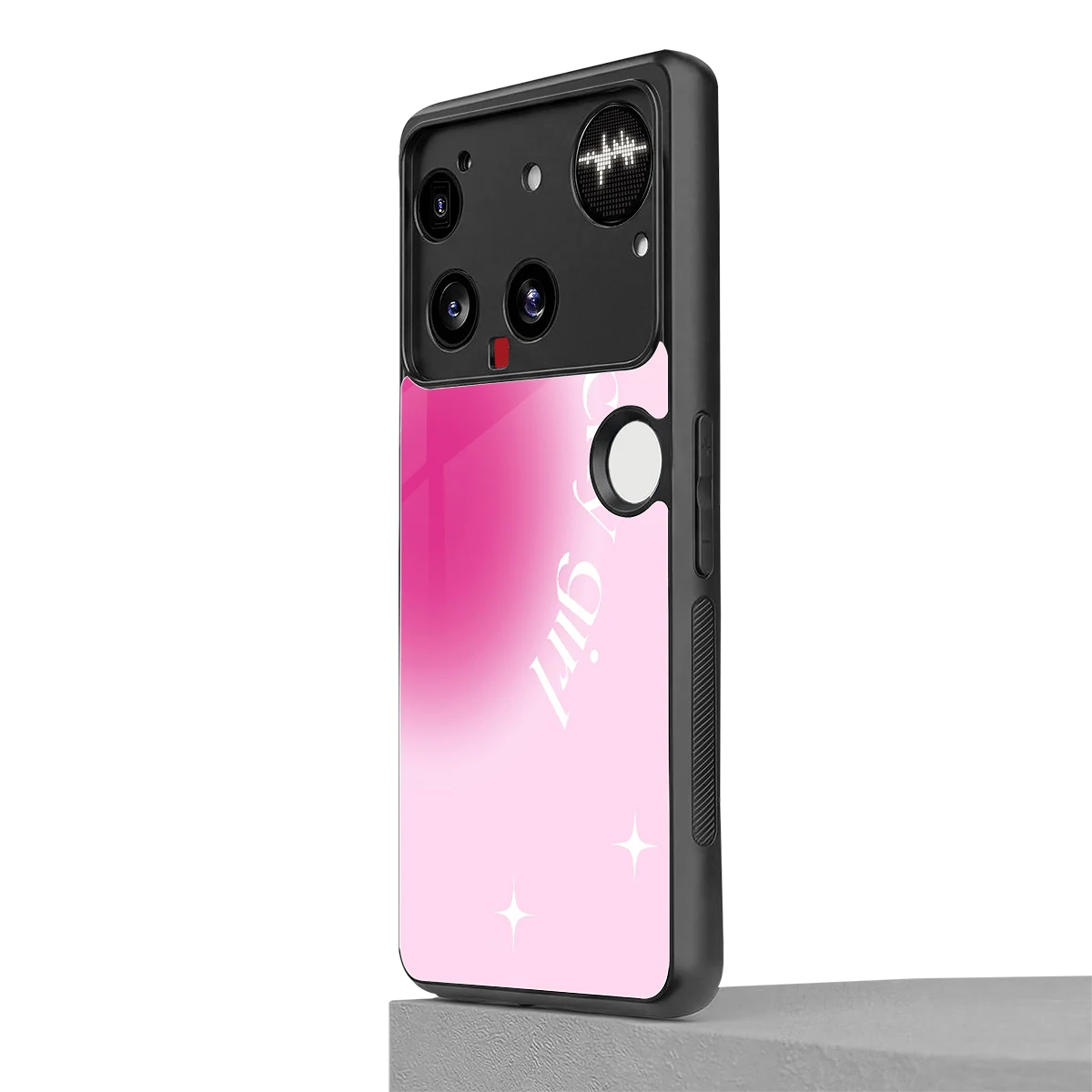 Lucky Girl Aesthetic nothing phone 3 mobile cover | shockproof glass phone case