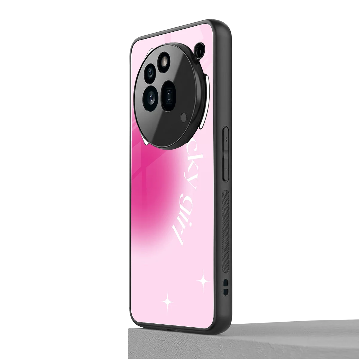 Lucky Girl Aesthetic nothing phone 3a pro mobile cover | shockproof glass phone case