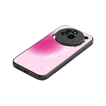 Lucky Girl Aesthetic stylish phone case for nothing phone 3a pro | glossy glass and slim fit
