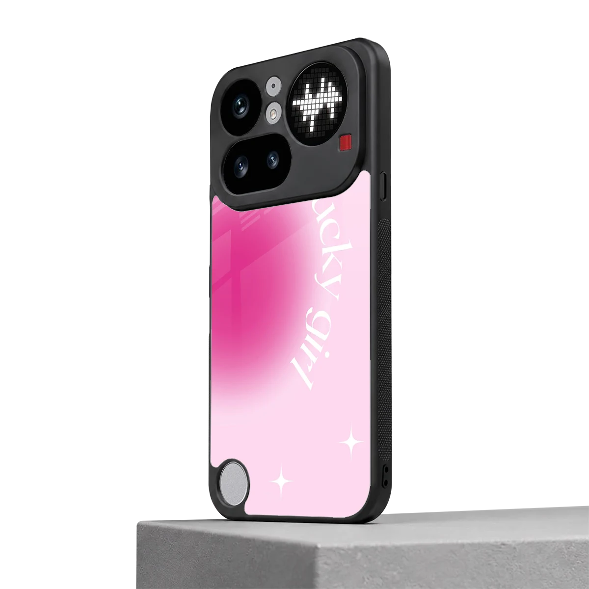 Lucky Girl Aesthetic nothing phone 4a pro mobile cover | shockproof glass phone case