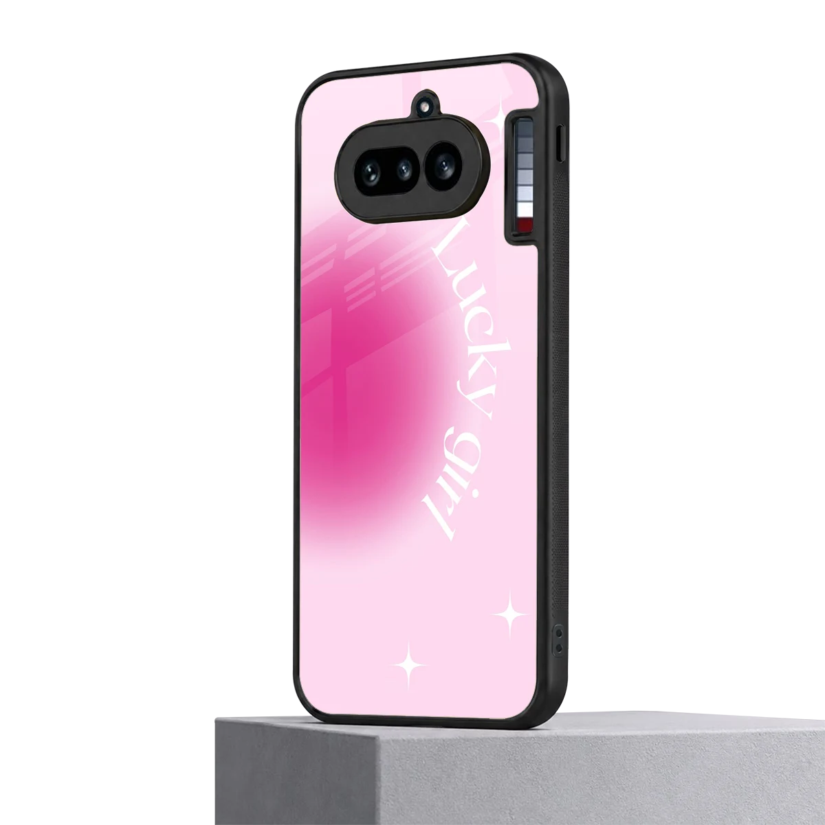 Lucky Girl Aesthetic nothing phone 4a mobile cover | shockproof glass phone case