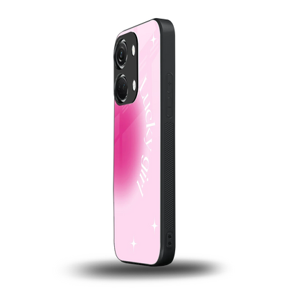 Lucky Girl Aesthetic oneplus nord 3 mobile cover | shockproof glass phone case