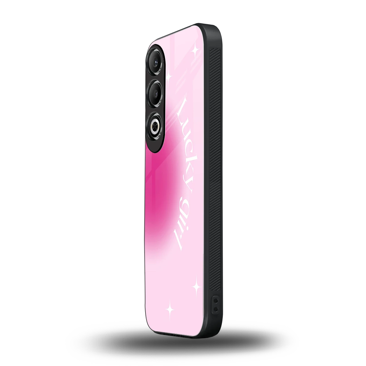 Lucky Girl Aesthetic oneplus nord ce 4 mobile cover | shockproof glass phone case