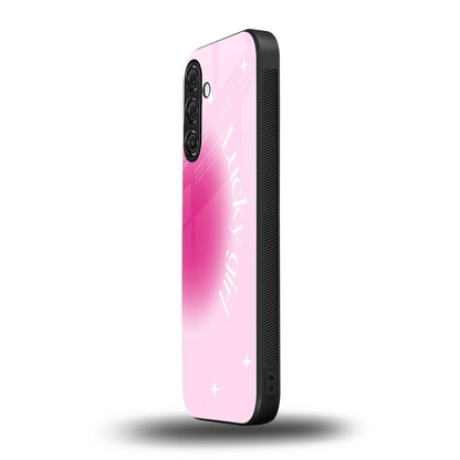Lucky Girl Aesthetic samsung galaxy a17 5g mobile cover | shockproof glass phone case