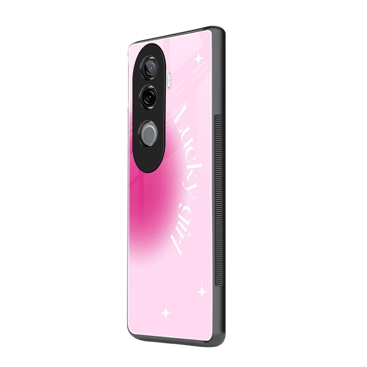 Lucky Girl Aesthetic vivo v40e mobile cover | shockproof glass phone case