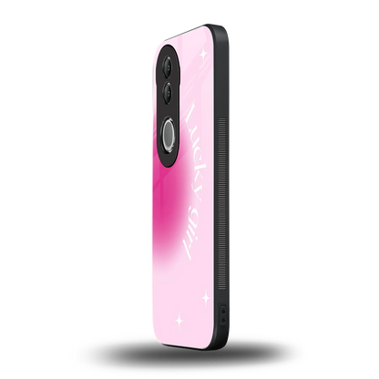 Lucky Girl Aesthetic vivo v50 mobile cover | shockproof glass phone case