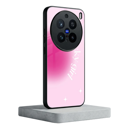 Lucky Girl Aesthetic vivo x200 pro mobile cover | shockproof glass phone case