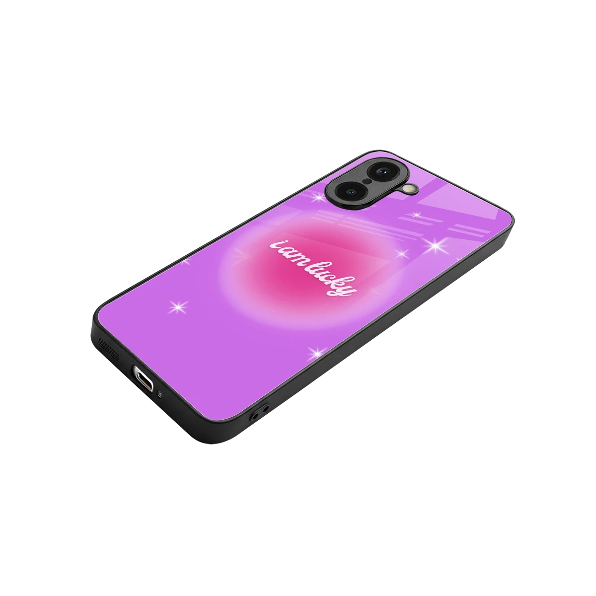 Lucky Me stylish phone case for oneplus nord ce5 5g | glossy glass and slim fit