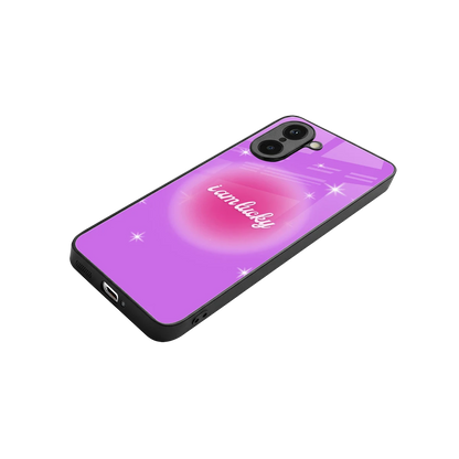Lucky Me stylish phone case for oneplus nord ce5 5g | glossy glass and slim fit