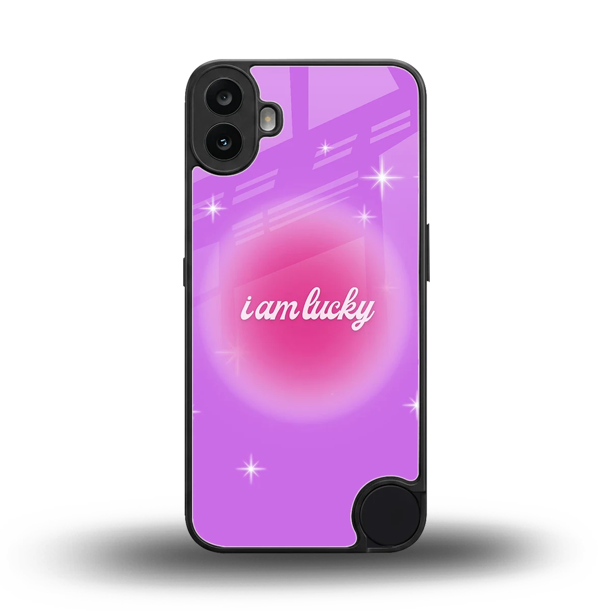Lucky Me back phone cover | glass case for cmf nothing phone 1