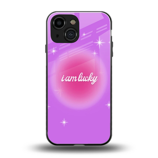 Lucky Me back phone cover | glass case for iphone 12 mini