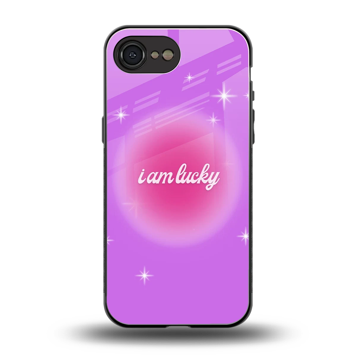 Lucky Me back phone cover | glass case for iphone 17e