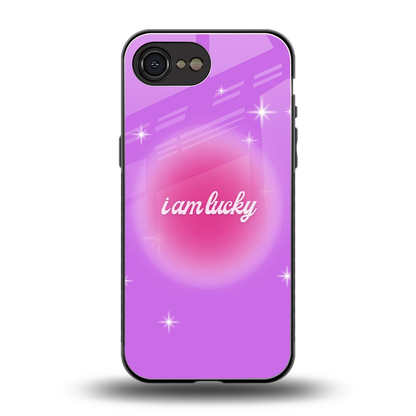 Lucky Me back phone cover | glass case for iphone 17e