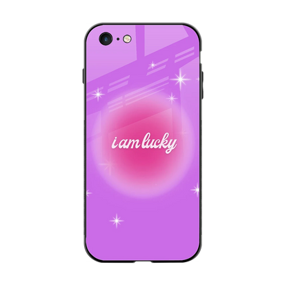 Lucky Me back phone cover | glass case for iphone 6