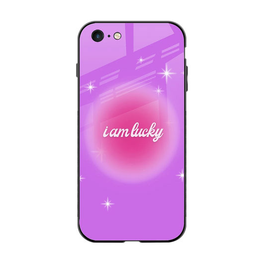 Lucky Me back phone cover | glass case for iphone 6