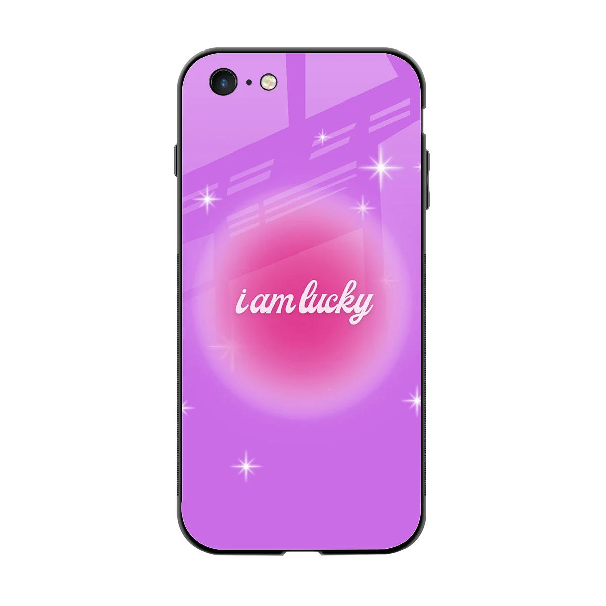Lucky Me back phone cover | glass case for iphone 6s plus