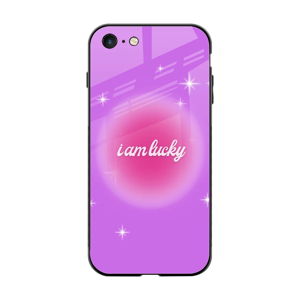 Lucky Me back phone cover | glass case for iphone 7