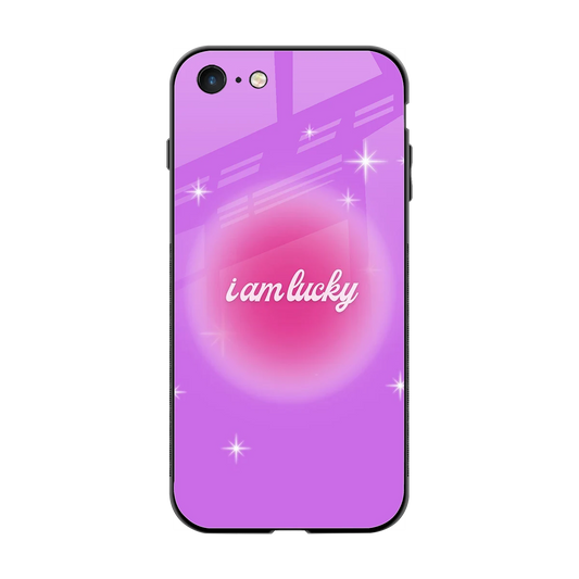 Lucky Me back phone cover | glass case for iphone 7
