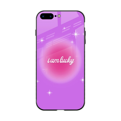 Lucky Me back phone cover | glass case for iphone 8 plus