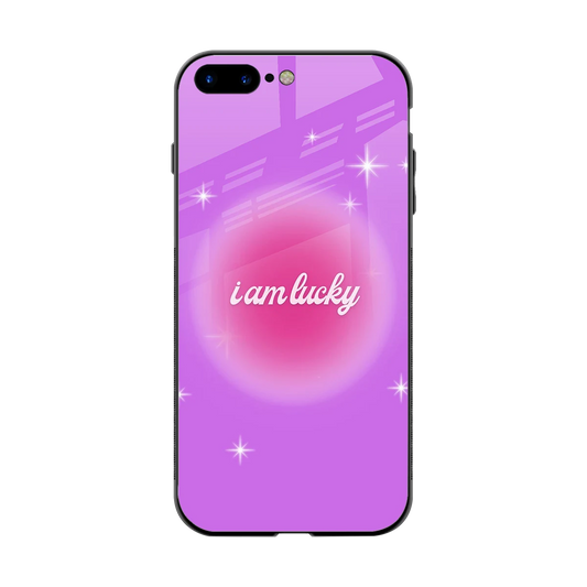 Lucky Me back phone cover | glass case for iphone 8 plus