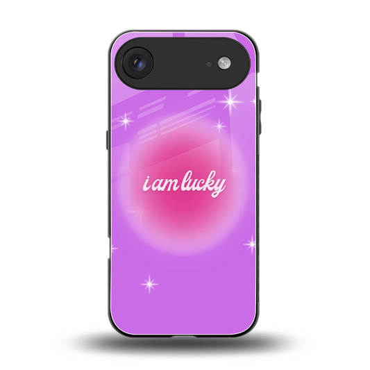 Lucky Me back phone cover | glass case for iphone air