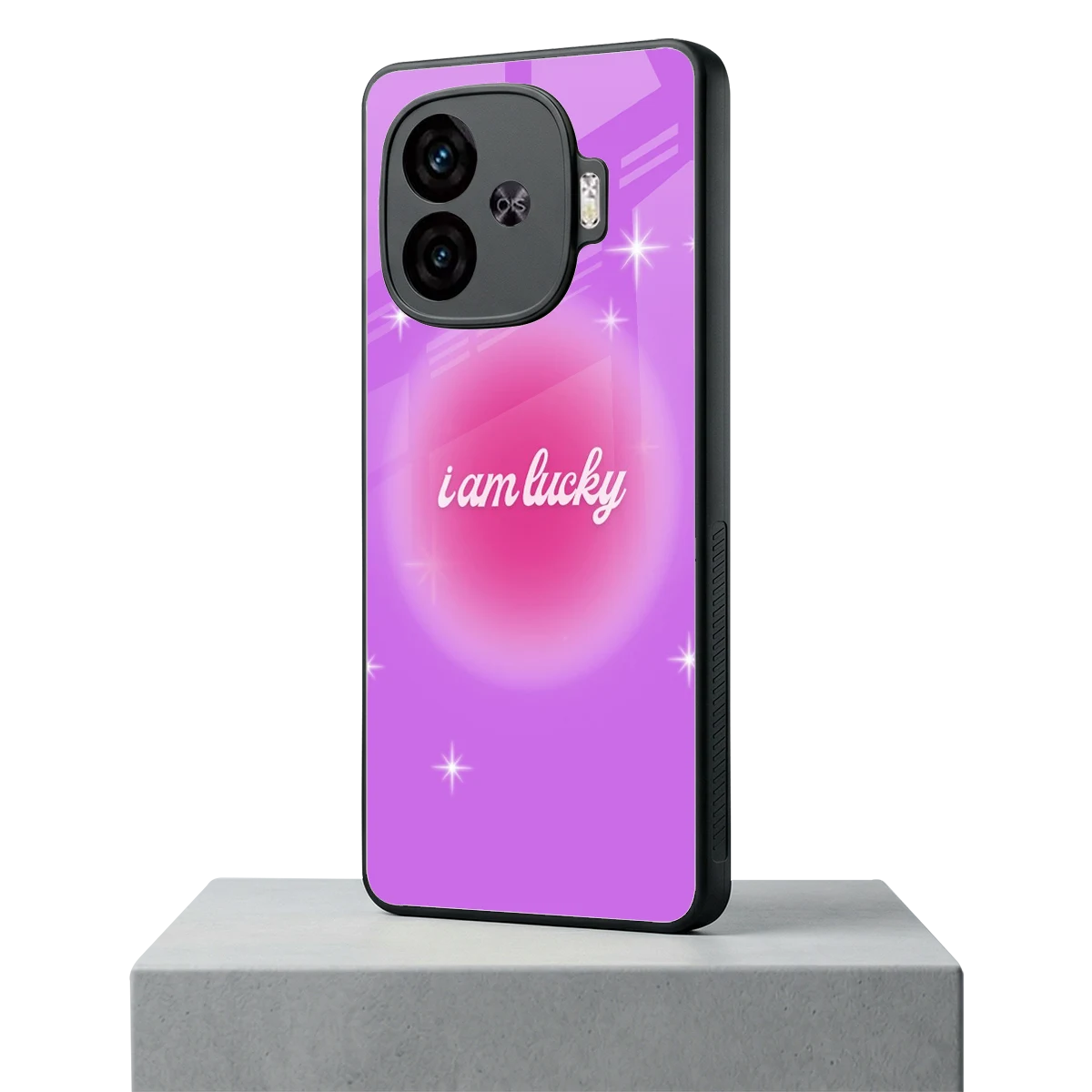 Lucky Me iqoo neo 10r 5g mobile cover | shockproof glass phone case