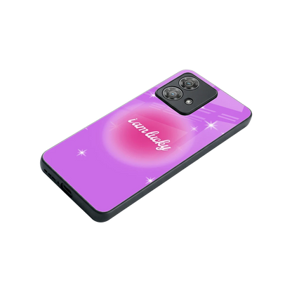 Lucky Me stylish phone case for motorola edge 40 neo 5g | glossy glass and slim fit