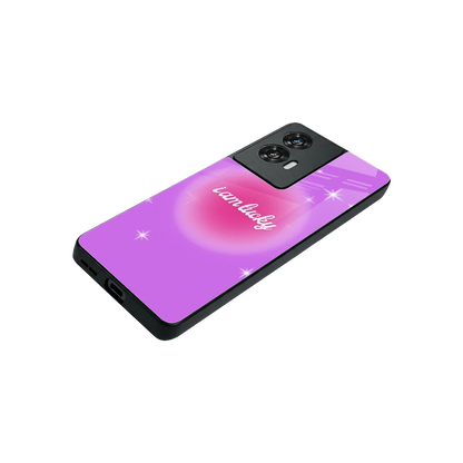 Lucky Me stylish phone case for motorola edge 50 fusion | glossy glass and slim fit