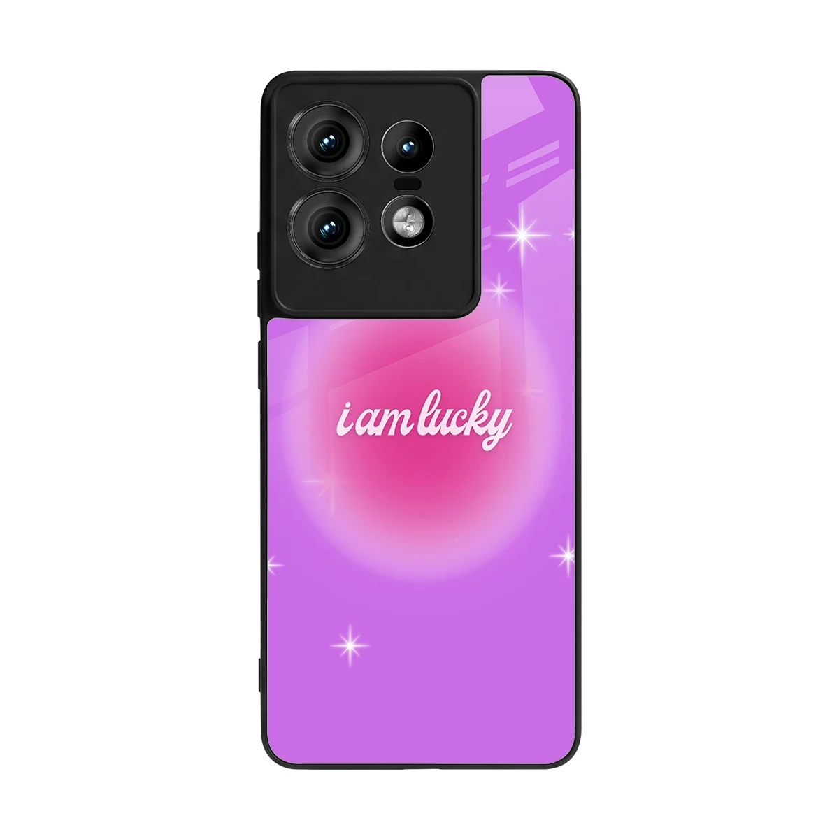 Lucky Me back phone cover | glass case for motorola edge 50 pro