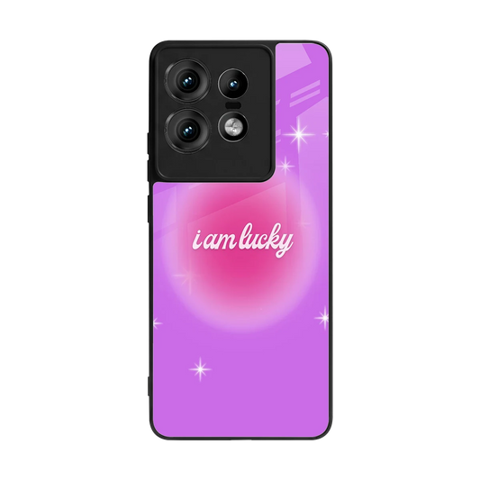 Lucky Me back phone cover | glass case for motorola edge 50 pro