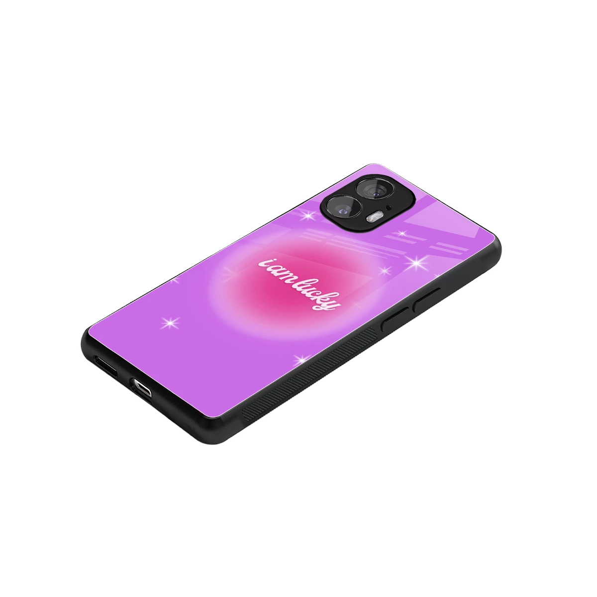 Lucky Me stylish phone case for nothing phone 2 | glossy glass and slim fit