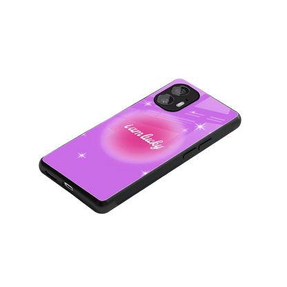 Lucky Me stylish phone case for nothing phone 2 | glossy glass and slim fit
