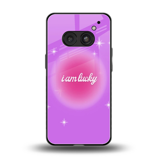 Lucky Me back phone cover | glass case for nothing phone 2a plus