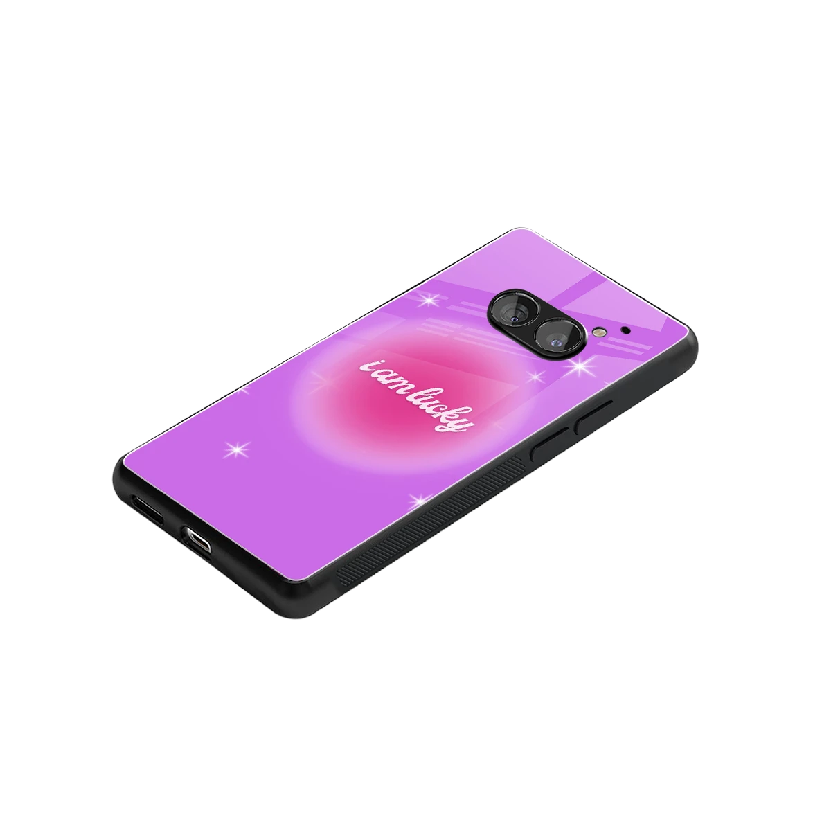 Lucky Me stylish phone case for nothing phone 2a | glossy glass and slim fit
