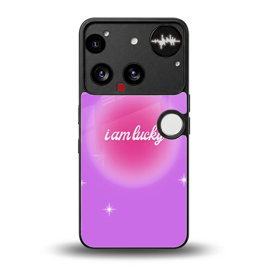 Lucky Me back phone cover | glass case for nothing phone 3