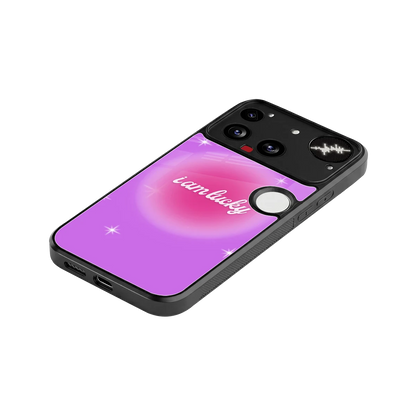 Lucky Me stylish phone case for nothing phone 3 | glossy glass and slim fit